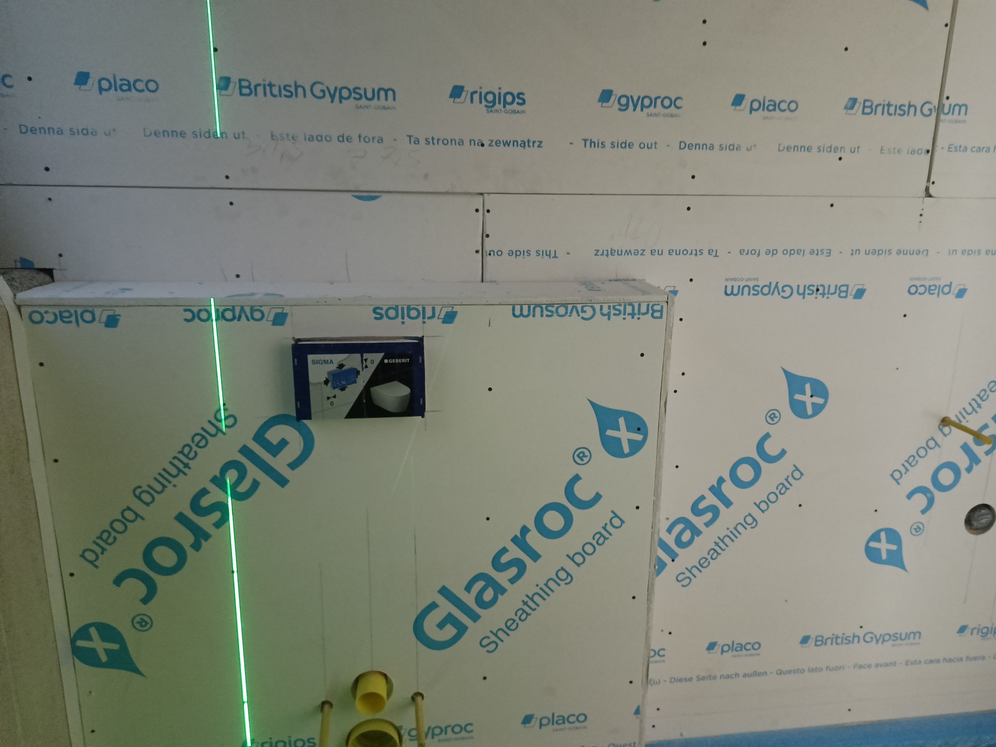 Zabudowa WC z regipsami i wnękami - Świecie - PK PROBUD